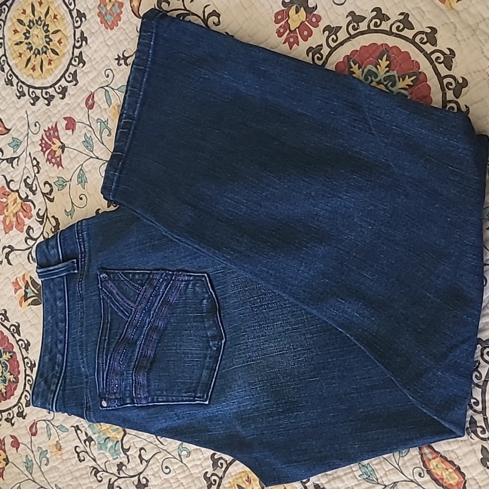 White House Black Market crop leg jeans